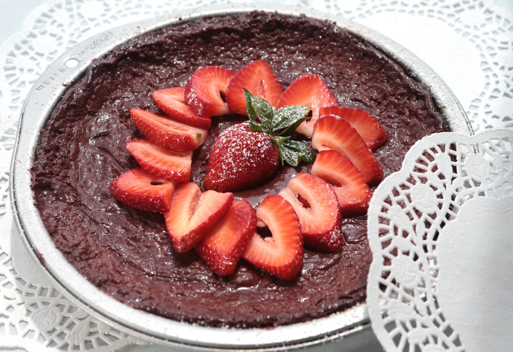 Pastries - Strawberry chocolate tart
